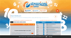 Desktop Screenshot of estrazionidellotto.it